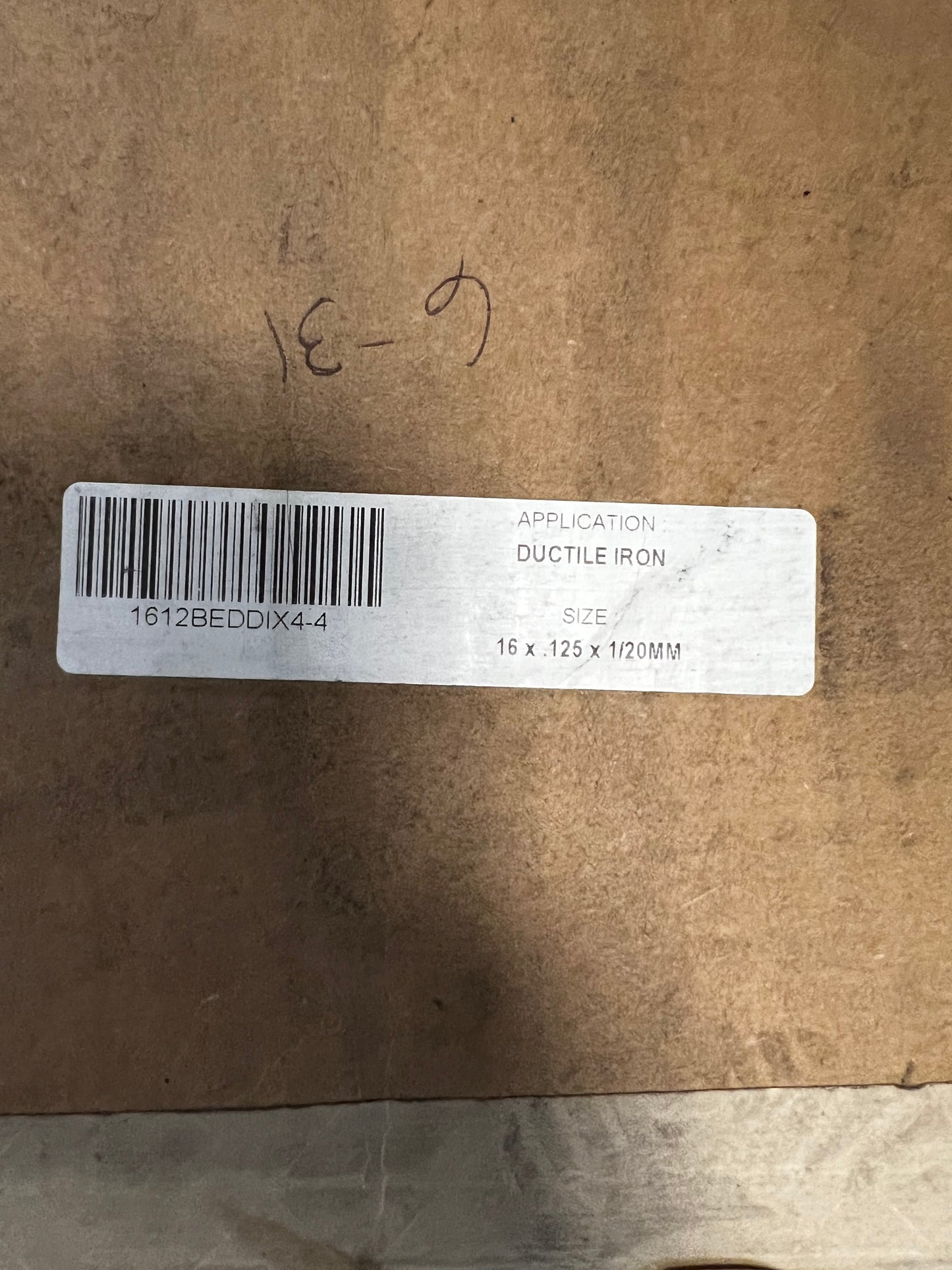 16" x .125 x 1 -20mm X4-4 Ductile Diamond Blade-1612BEDDIX4-4 Diamond Vantage