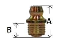 5/16 Drive Type Straight Ball Check Grease Fitting Steel