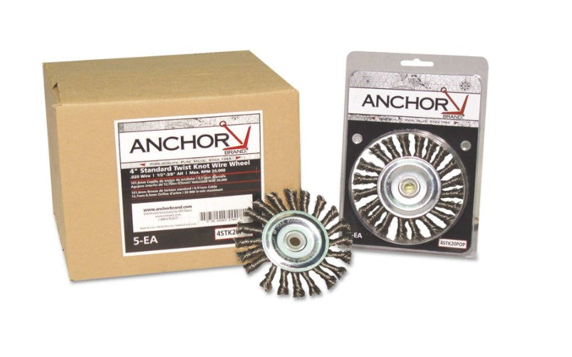 Anchor 4" Knot Wheel 4" x .014 x 5/8-11