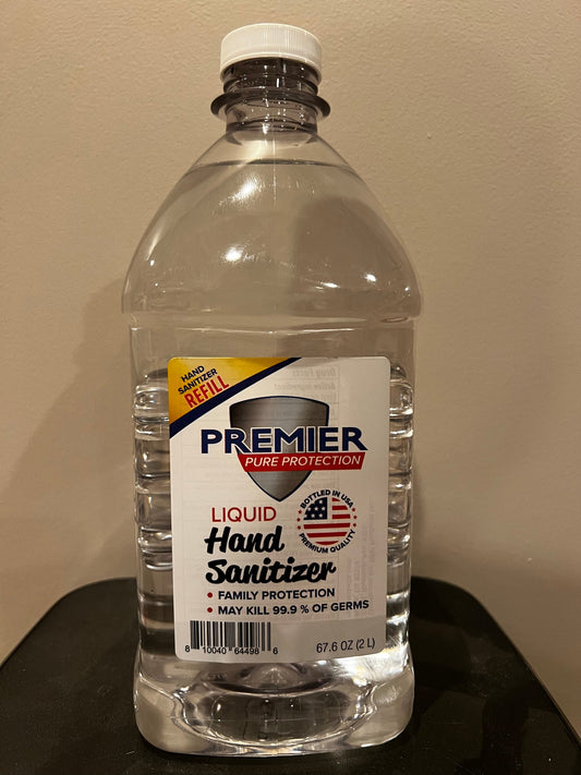 67.6 OZ (2 L)  Premier Pure Protection Liquid Hand Sanitizer